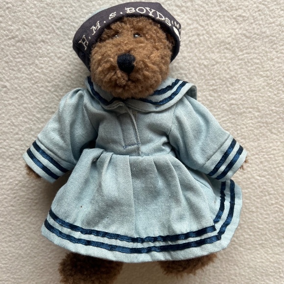 Boyds Bears 1998 Sailor Girl Mercedes Fitzbruin – 9” Plush Vintage Nautical Bear - Picture 1 of 4